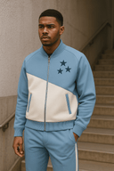 Executive Heritage 'Sky Blue & White' Tracksuit - StarStruck Official
