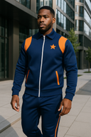 Champion Elite 'Navy & Orange' Tracksuit
