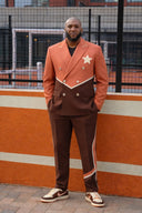 Burnt Copper Star Authority Suit - StarStruck Official
