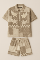 Desert Wings 'Tan & Beige Bandana' Two - Piece Set - StarStruck Official