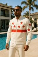 Galaxy Champion 'White & Red' Tracksuit - StarStruck Official
