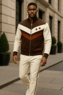 Heritage Command 'Brown & Cream' Tracksuit - StarStruck Official