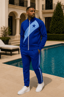 Royal Dynasty 'Blue & Light Blue' Tracksuit - StarStruck Official