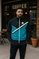 Urban Nexus 'Black & Teal' Tracksuit - StarStruck Official